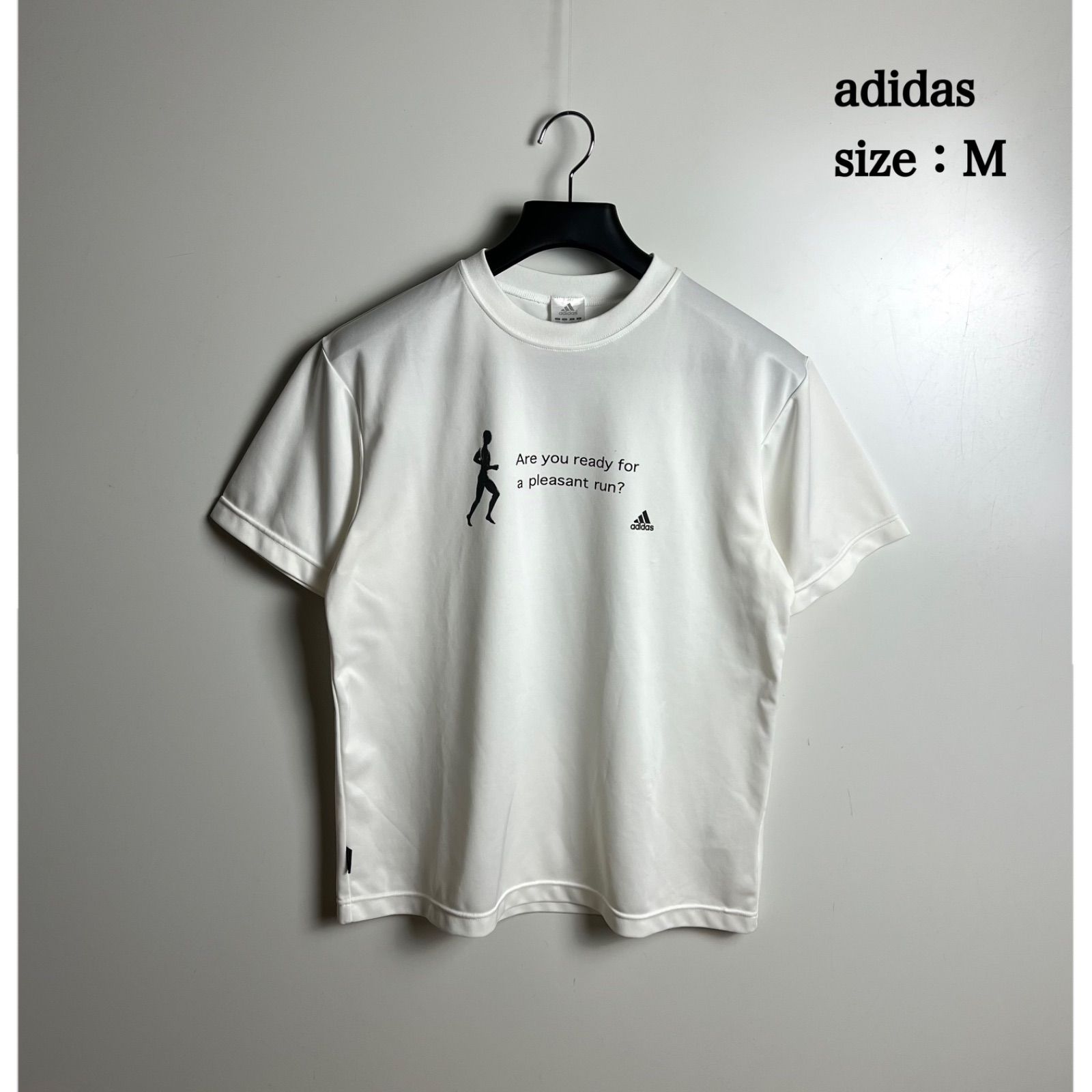 adidas 2004 00s tech archive READY GO Tee M アディダス ストレッチ