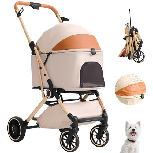 【新登場1秒コット付折り畳み】MILA&LOUIS ペットカート 1秒コット付折り畳み 犬用カート 小型犬 中型犬 犬バギー 猫 多機能 犬用ベビーカー ワンタッチ全車折りたたみ コンパクト収納 ペットバギー 広い空間 ドッグカート 人気 組み立て簡単 pms