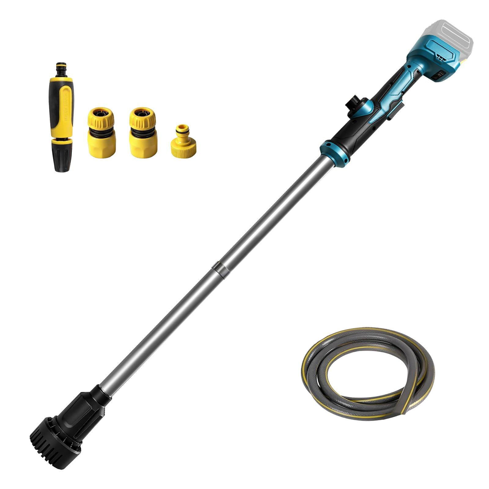 排水ポンプ 電動 21v スティック水移送ポンプ 分解式【350W強力モーター 19000RPM 吐出量約50-90L/分 最大揚程3m】マキタと互換性あり 軽量コンパク ポータブル 電動ポンプ 18vバッテリーに対応 灌漑・散水・排水・給水 家庭用/農pms