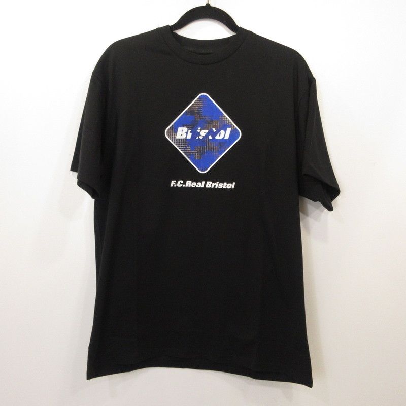 【姫路東店】 中古 FCRB | エフシーアールビー 半袖Ｔシャツ FRAGMENT: CAMOUFLAGE EMBLEM TEE FCRB-260172 ×fragment design ブラック サイズ：L 【103】 8,614円