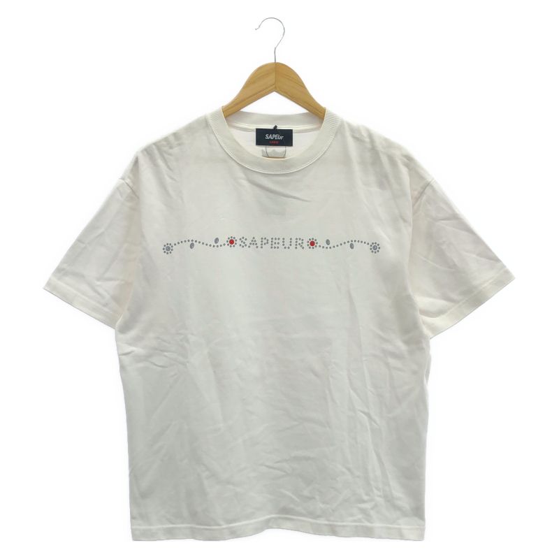 中古】SAPEur×HTC FLOWER S/S Tシャツ L ホワイト サプール×エイチ 