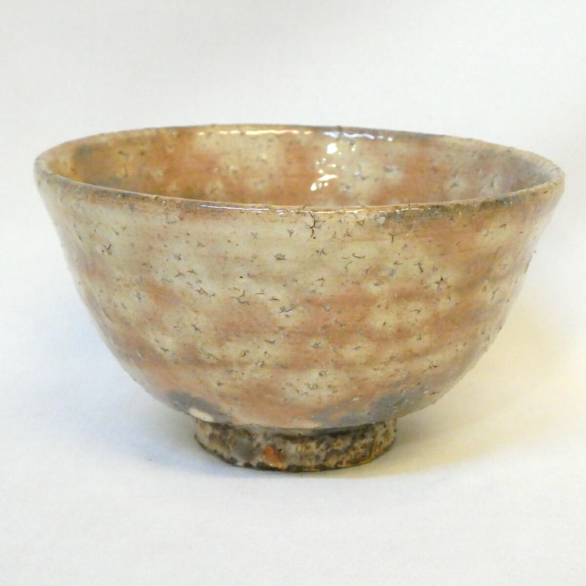 萩の名工】田原謙次（十三代陶兵衛）作 萩焼 茶碗 高級茶道具【中古 美