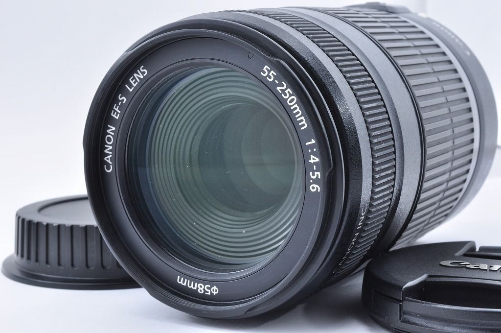 【2ヶ月保証付き】Canon EF-S 55-250mm F4-5.6 IS 手ブレ補正付 望遠ズームレンズ APS-C対応#1602