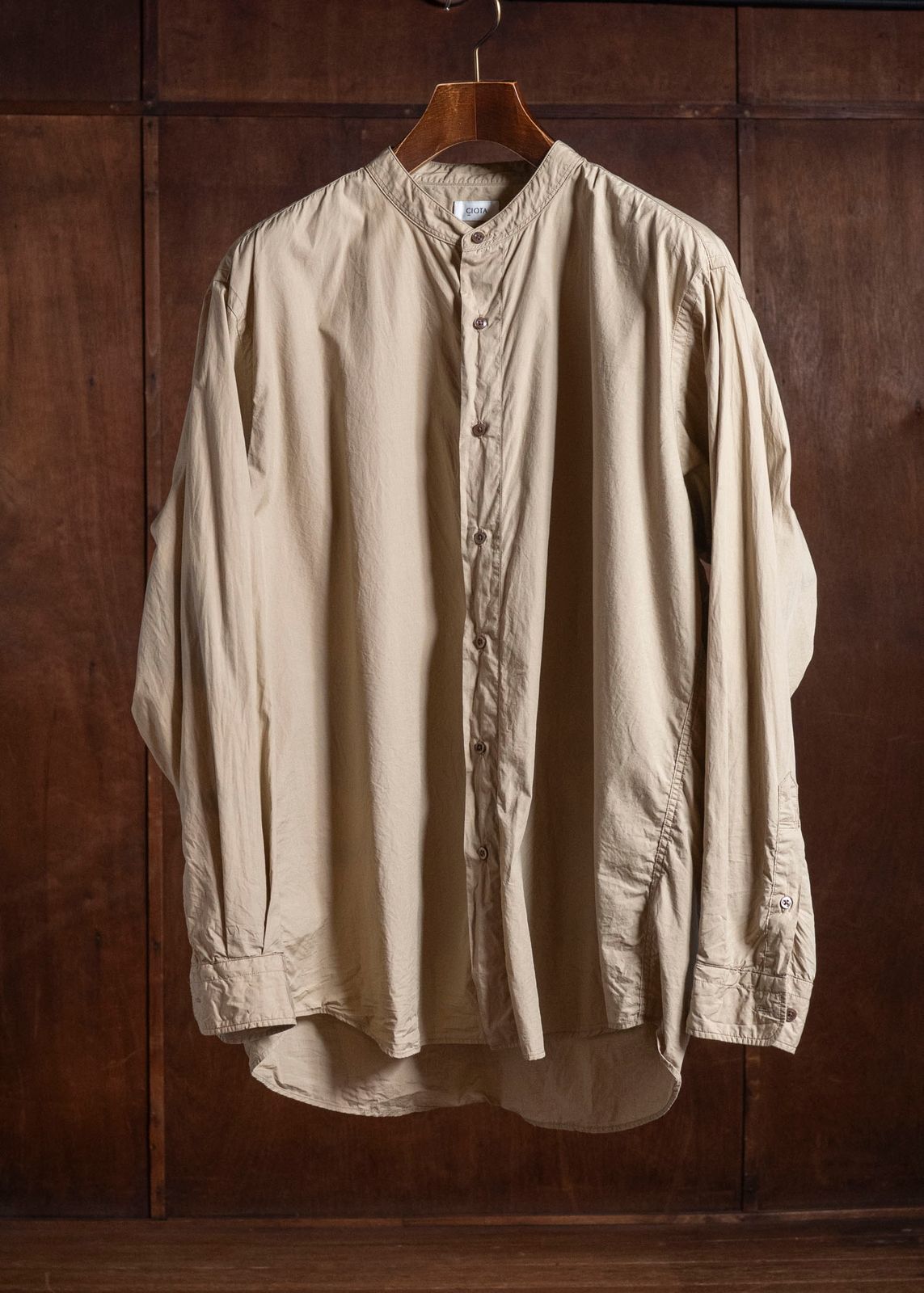 CIOTA バンドカラーシャツ 長袖シャツ 6 中古