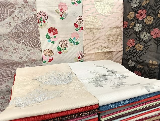 平和屋着物■夏物 名古屋帯 絽 紗 まとめて 50点 蝶 アンティーク 絽綴れ 羅 もじり織 作家物 手描き 刺繍 未使用品あり 全て正絹 mmm1217