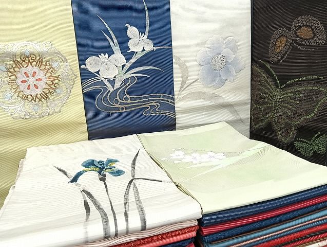 平和屋着物■夏物 名古屋帯 絽 紗 まとめて 50点 蝶 花柄 正倉院 アンティーク 羅 すくい織 波筬織 手描き 未使用品あり 全て正絹 mmm1218 18,250円