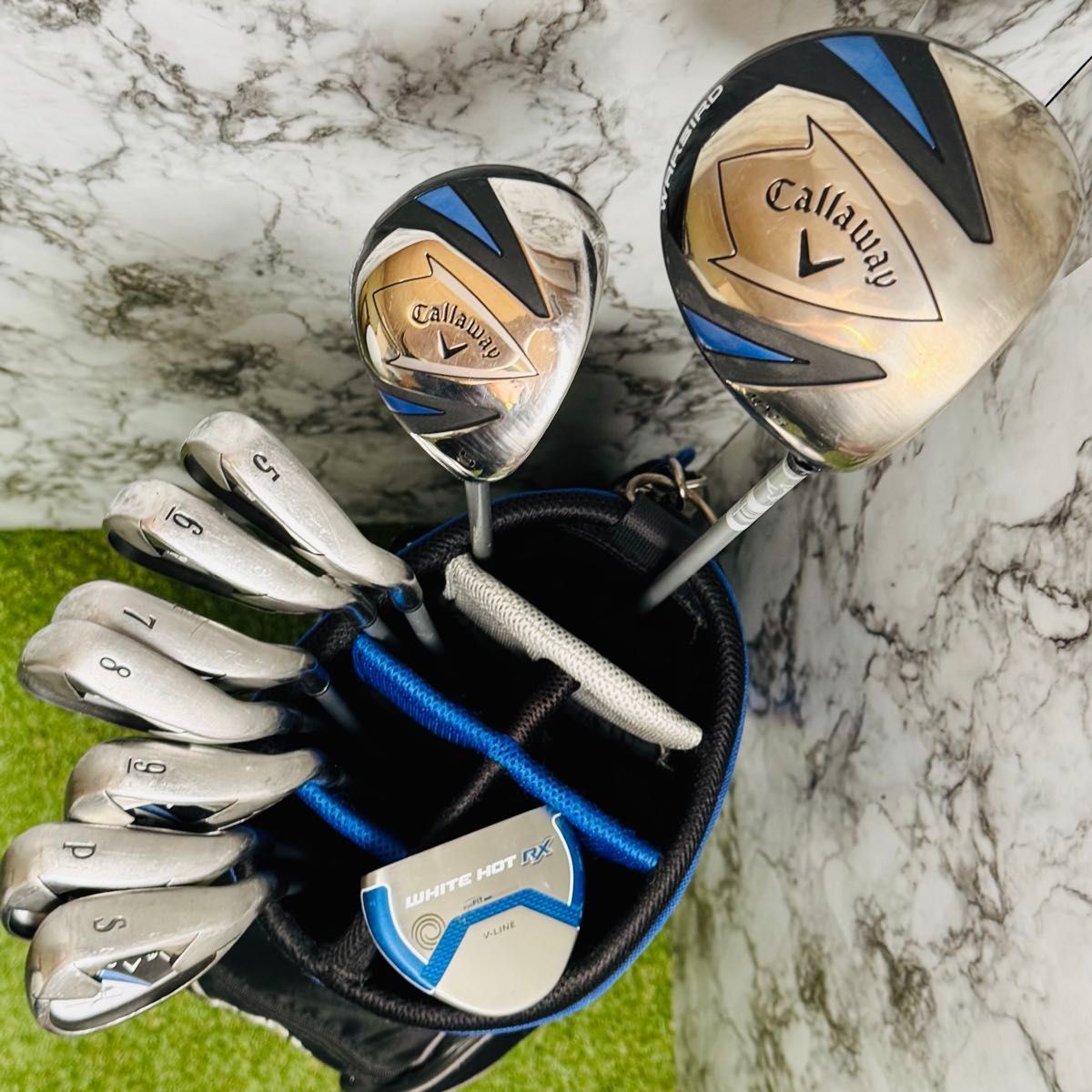 良品】初心者推奨 キャロウェイ ウォーバード メンズゴルフセット 10本