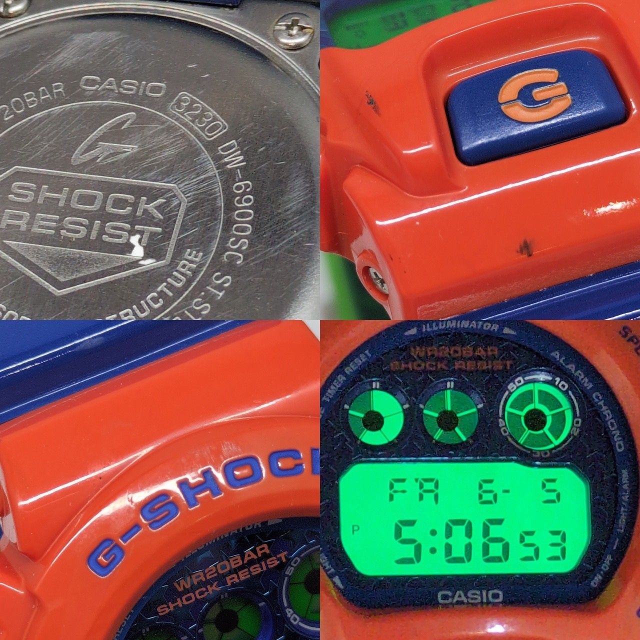 G-SHOCK ジーショック CASIO カシオ 腕時計 DW-6900SC-4JF Crazy 