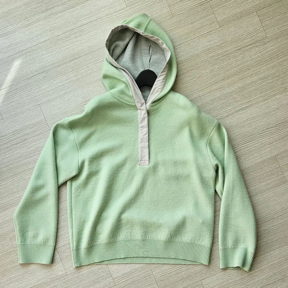 ハンサム LATT ニット フードTシャツ
