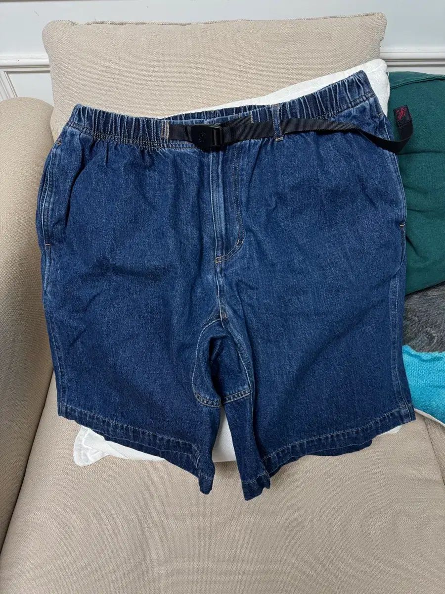 グラミチルーズショーツ デニム XL ミッドIndigo スタイリッシュ