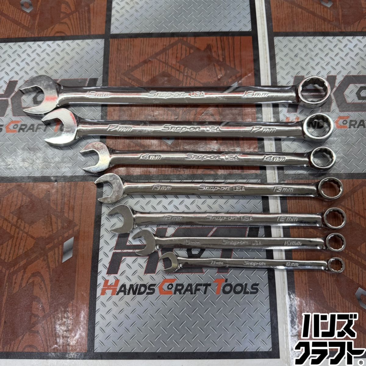 【中古】Snap On スナップオン SOEXM19～8 コンビネーションレンチ 7本セット