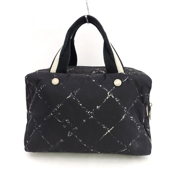 CHANEL / シャネル ◇旧トラベルライン ミニボストン ハンドバッグ