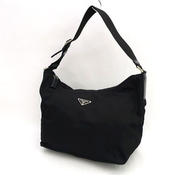 PRADA / プラダ ◆三角プレート テスート ナイロン ワンショルダー バッグ 【バッグ/バック/BAG/鞄/カバン】 ブランド【中古】
