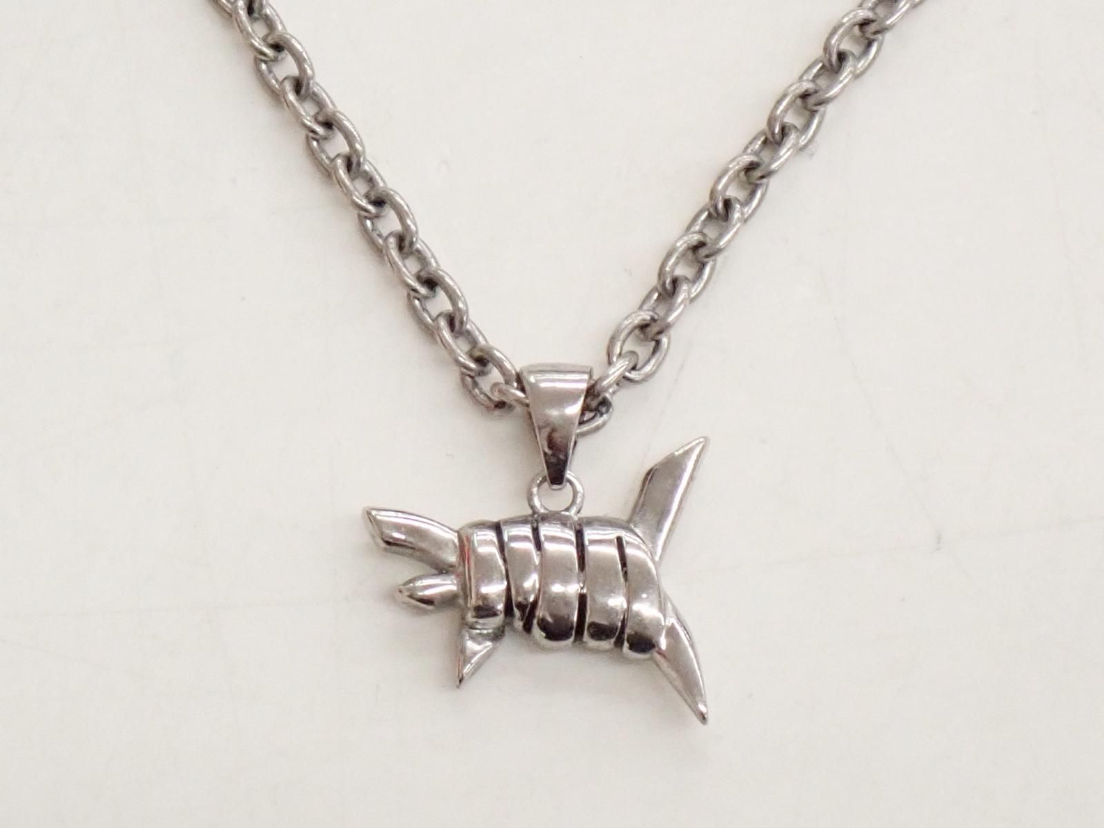 ☆7886☆HUF ハフ BARBED WIRE NECKLACE バーブドワイヤー ネックレス 
