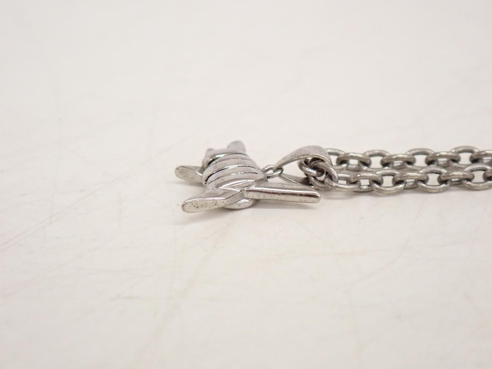 ☆7886☆HUF ハフ BARBED WIRE NECKLACE バーブドワイヤー ネックレス
