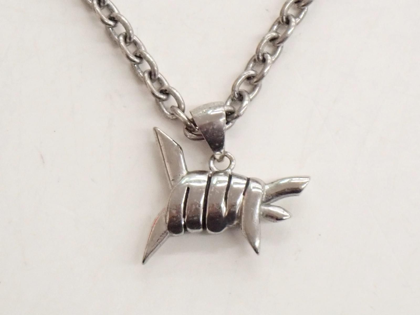 ☆7886☆HUF ハフ BARBED WIRE NECKLACE バーブドワイヤー ネックレス
