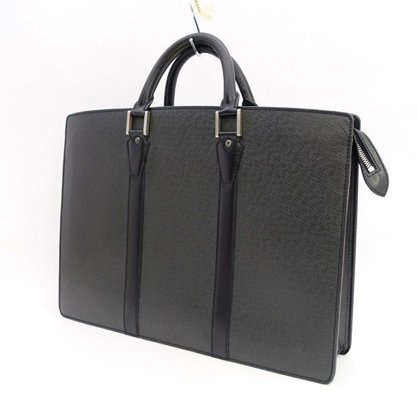LOUIS VUITTON / ルイヴィトン ◆タイガ ポルト ドキュマン・ロザン ビジネスバッグ ブラック M30052 【バッグ/バック】 ブランド【中古】