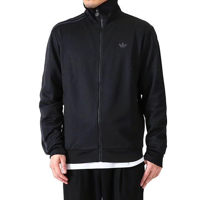 [adidas] アディダスオリジナルス ベッケンバウアー トラックトップ ジャージ JC7417 黒 ブラック メンズ【S-Black(JC7417)】 [Black(JC7417)] [S]