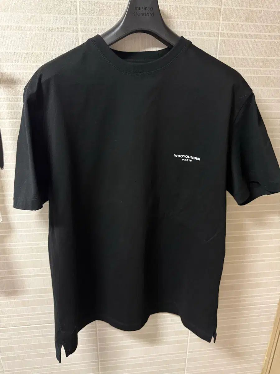 WOOYOUNGMI ウーヨンミ Starship Square スタシ パッチ Tシャツ ブラック サイズ48 出品