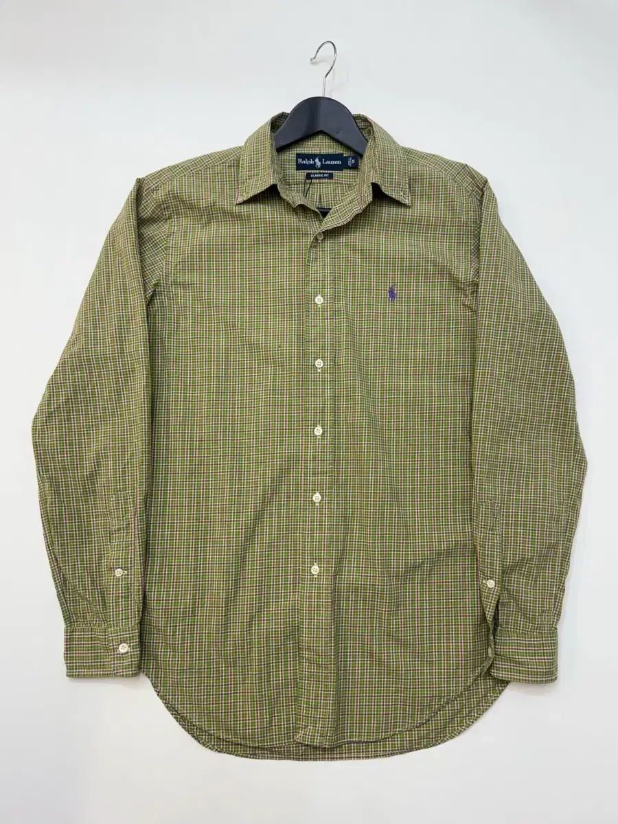 Polo ポロ ラルフローレン オリーブ グリーン カラー CHECK シャツ