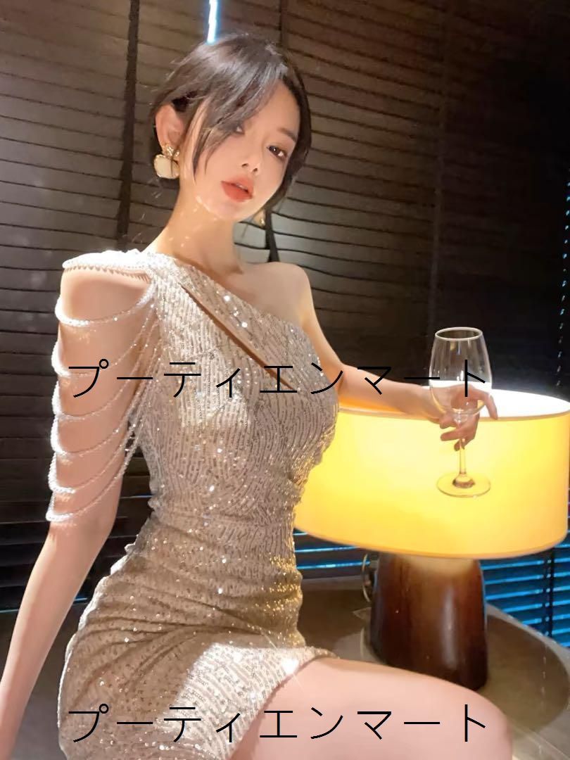 人気商品 26年新作|ゴージャスなスパンコール付きミニドレスキャバドレスとしても可|ミニ丈・スパンコール|クラブ ラウンジ 同伴 二次会 パーティー|キャバドレス|高見え|美シルエット|着痩せ|体型カバー|上品|華やか