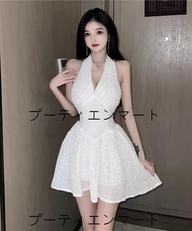 人気商品 キャバドレス ホルターネック ミニ丈 タイト バックレス パーティー/ラウンジ/クラブ セクシー 上品見え 華やか 高見え 体型カバー 脚長効果 写真映え お呼ばれ 二次会 同窓会 デートにも 旬トレンド