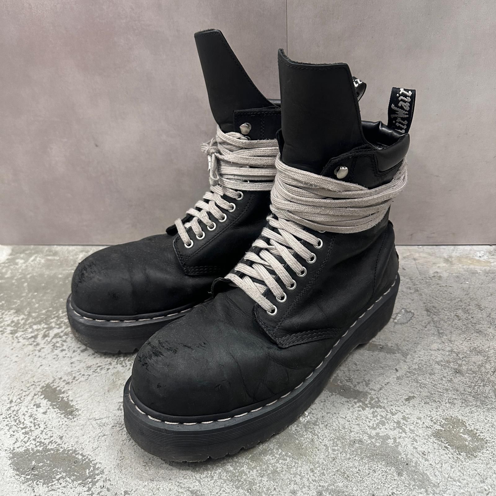 Rick Owens × Dr.Martens QUAD SOLE STEEL TOE BOOT スチールトゥ