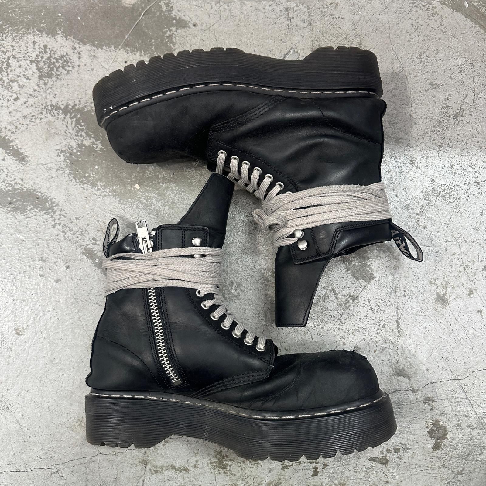 Rick Owens × Dr.Martens QUAD SOLE STEEL TOE BOOT スチールトゥ