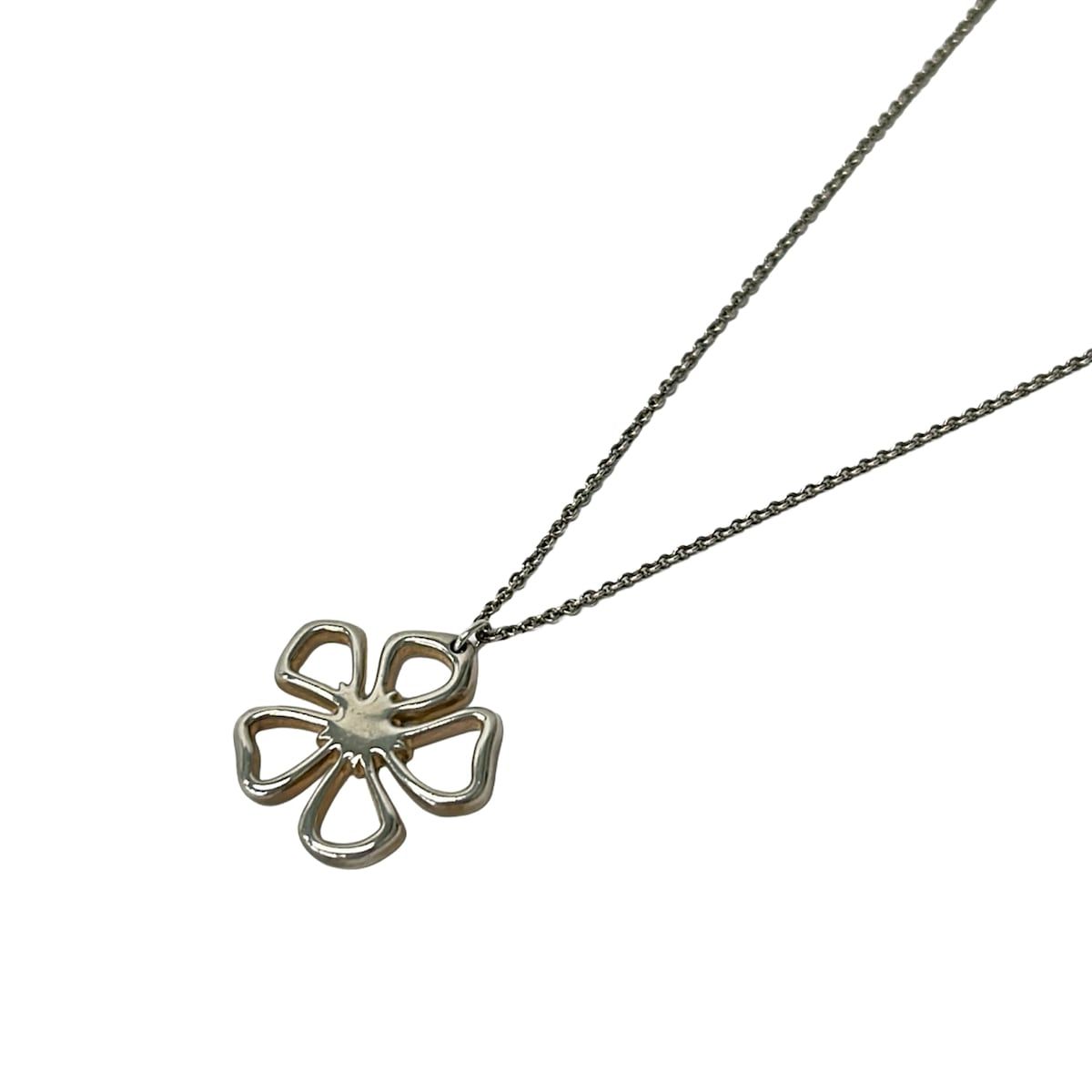 TIFFANY&Co.(ティファニー) ネックレス - シルバー フラワー(花 