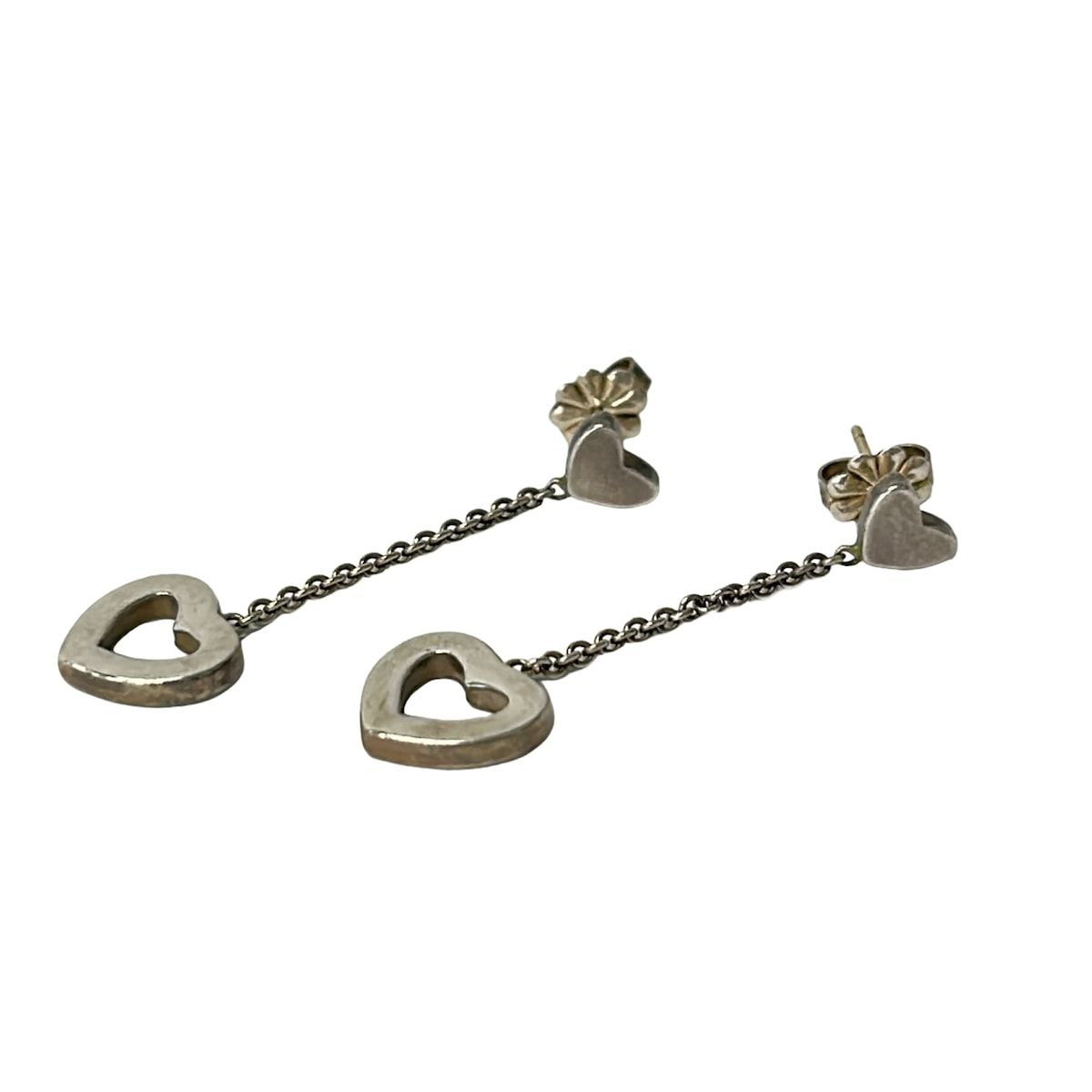 TIFFANY&Co.(ティファニー) ピアス ハートリンク シルバー