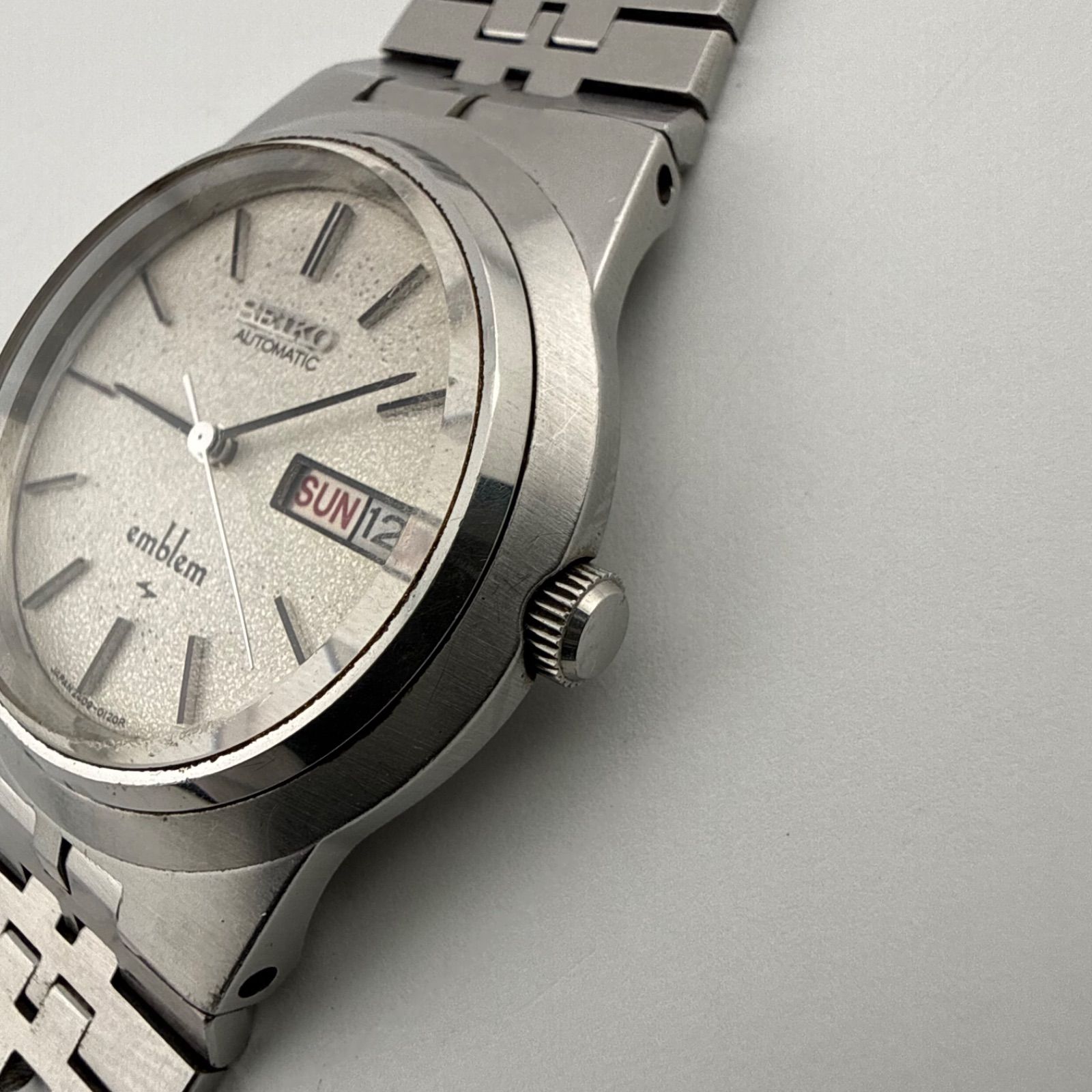 Emblem 2409-0030 Seiko | Vintage SEIKO emblem Automatic 0 Dial 