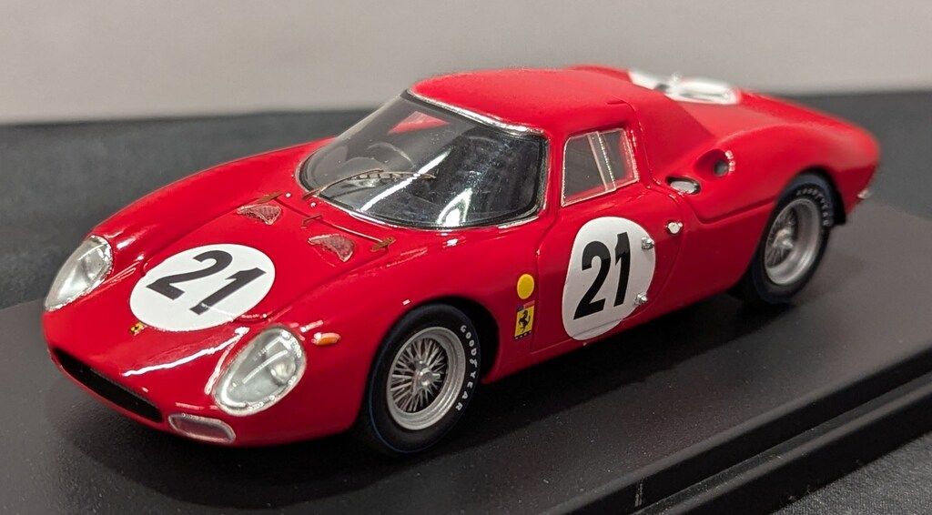 LOOKSMART 1/43 Ferrari 250LM No.21 Winner Le Mans 1965 M.Gregory - J.Rindt LSLM017