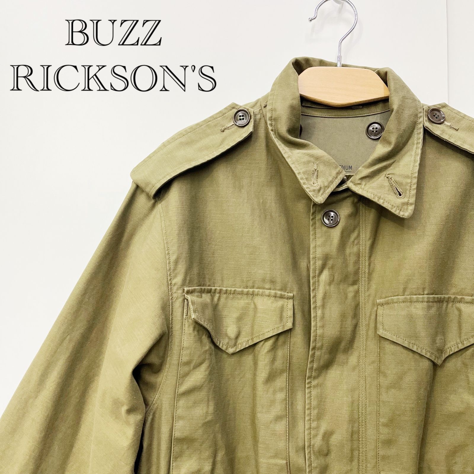 Buzz Rickson's バズリクソンズ フィールド ジャケット M-51 BR12817 Ｍサイズ アウター オリーブ グリーン メンズ ファッション _208023