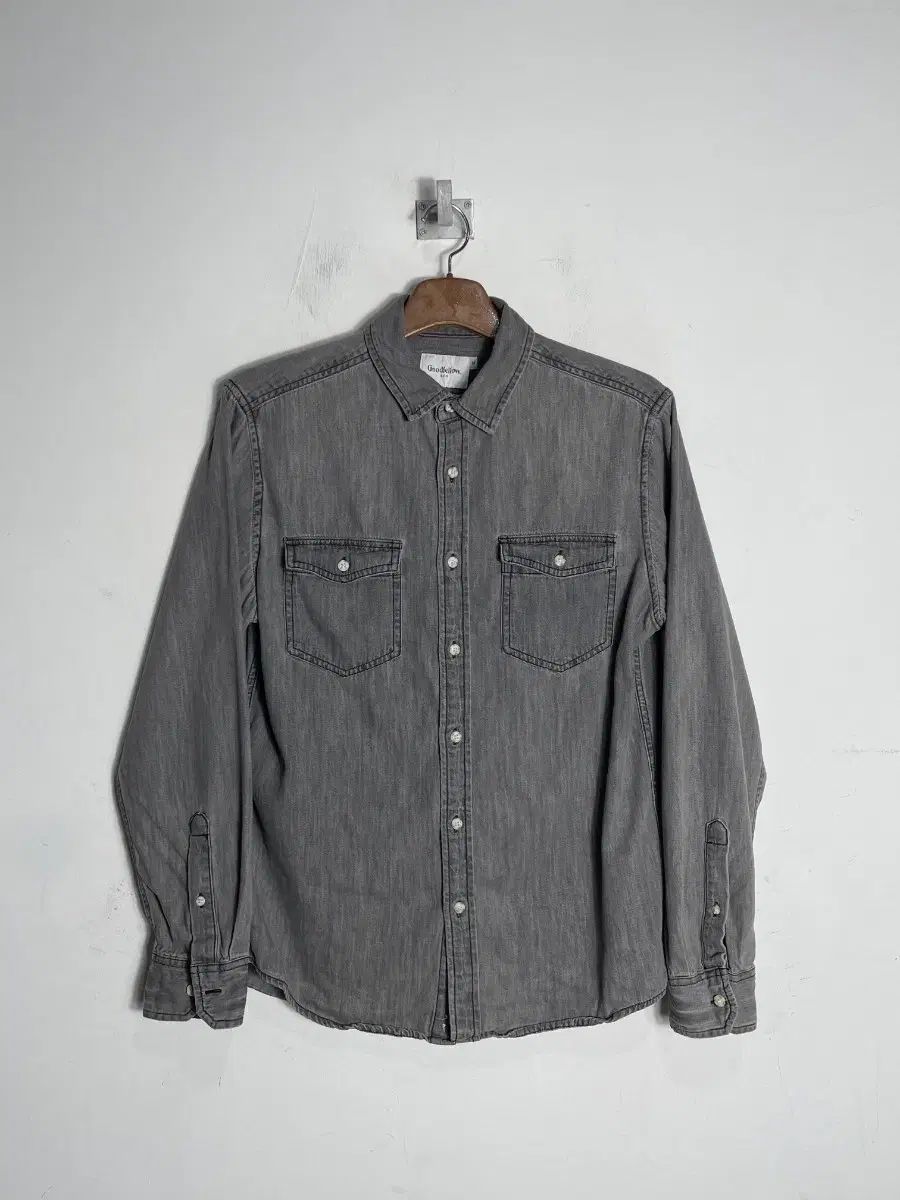 Goodfellow &Co 굿펠로우 グレー デニム シャツ