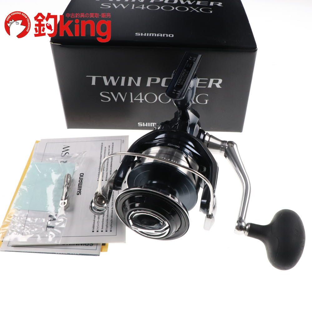 中古】 シマノ 21 ツインパワーSW 14000XG /G054M ロッド リール