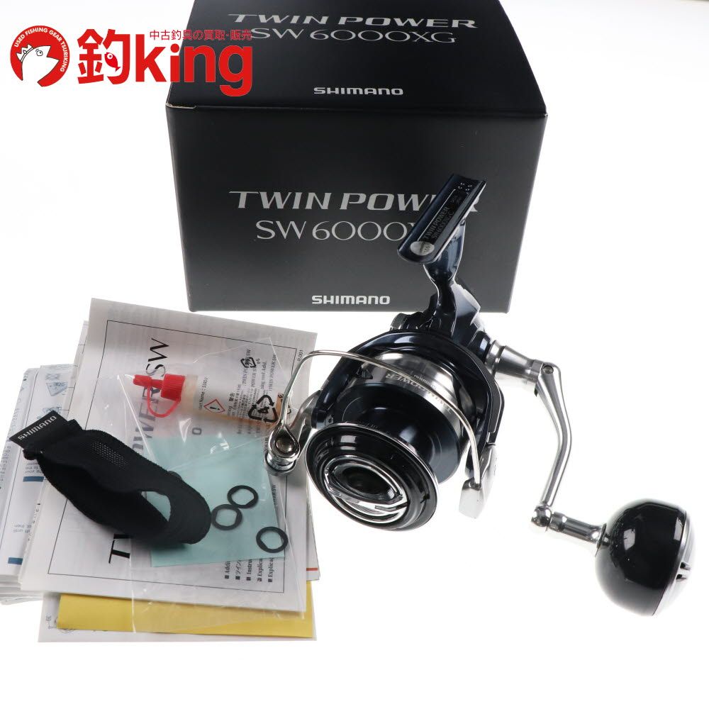 中古/美品】 シマノ 21 ツインパワー 6000XG /G066M ロッド リール