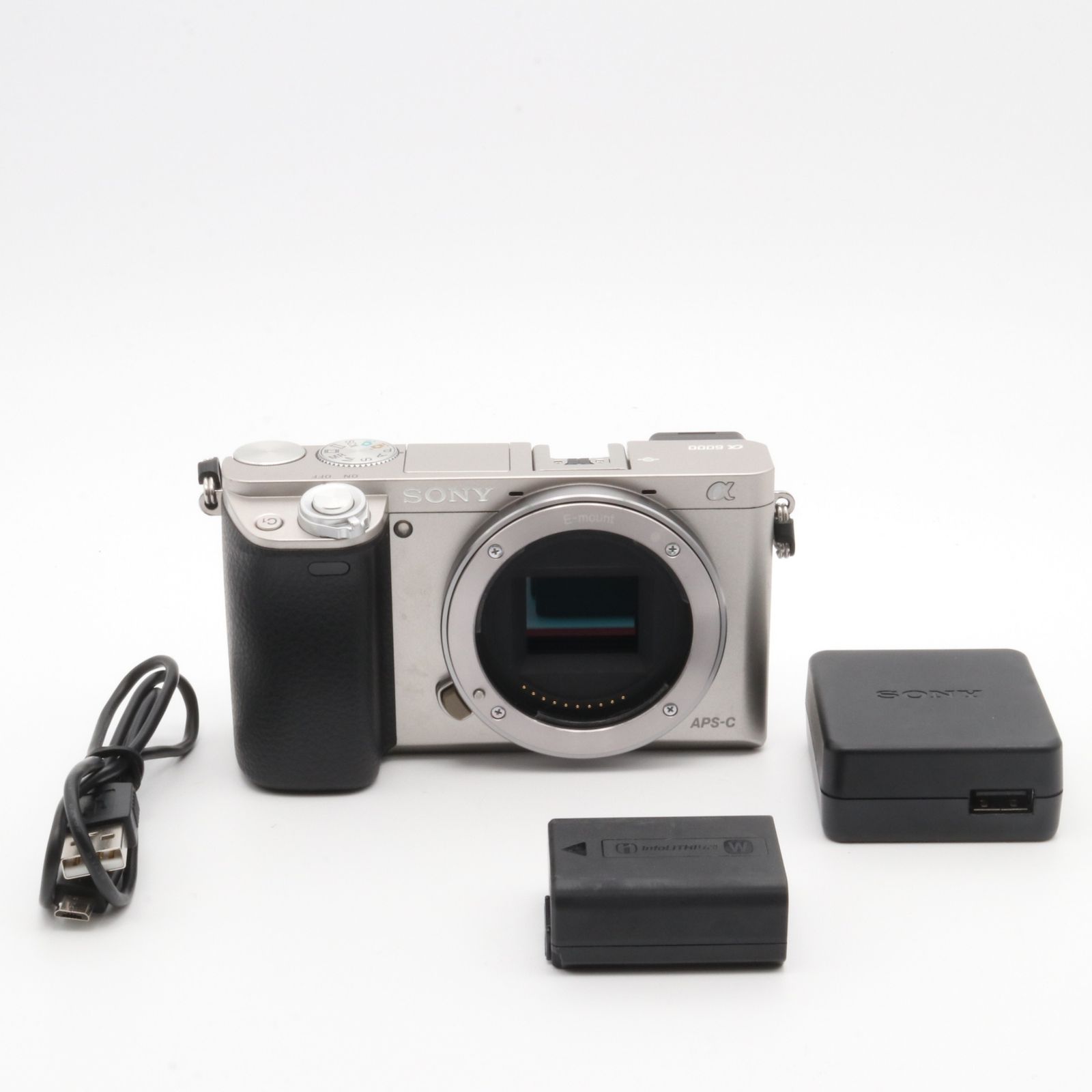 SONY α6000 ボディ シルバー ILCE-6000 〔SONY E マウント〕 - メルカリ