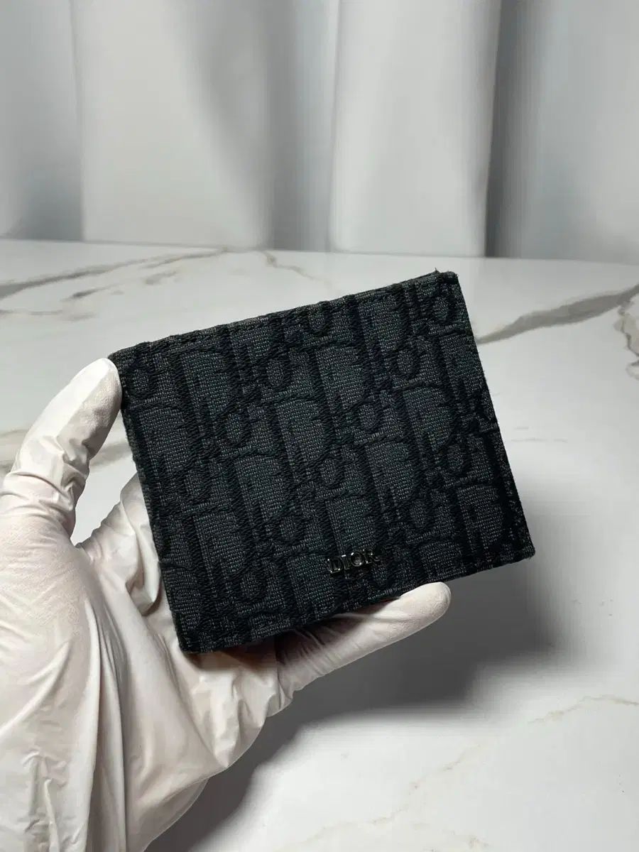 正規品 Dior オブリーク 二つ折り財布