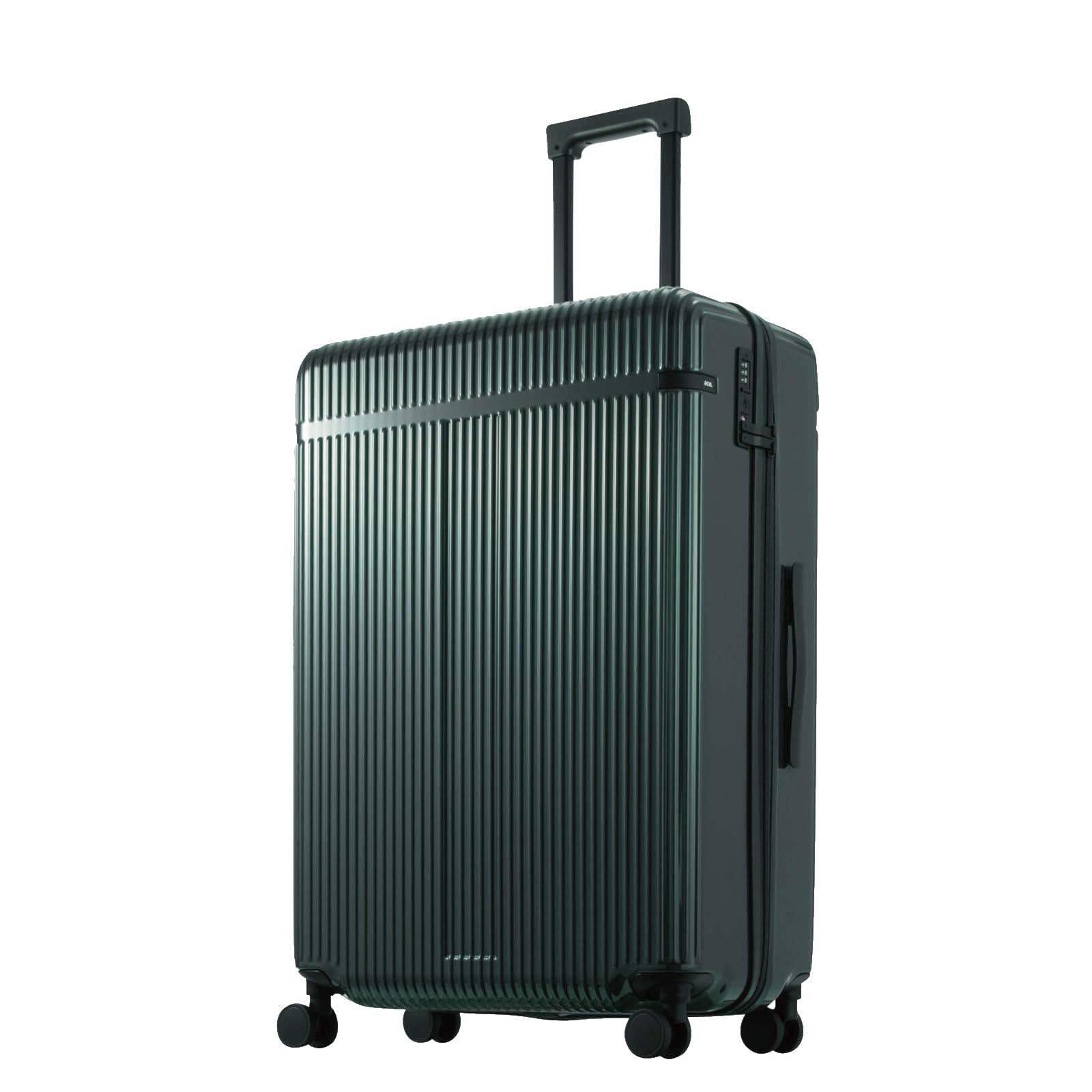 新品 [エース トーキョー] スーツケース サイドフック リエントZ グリーン Lサイズ 90L