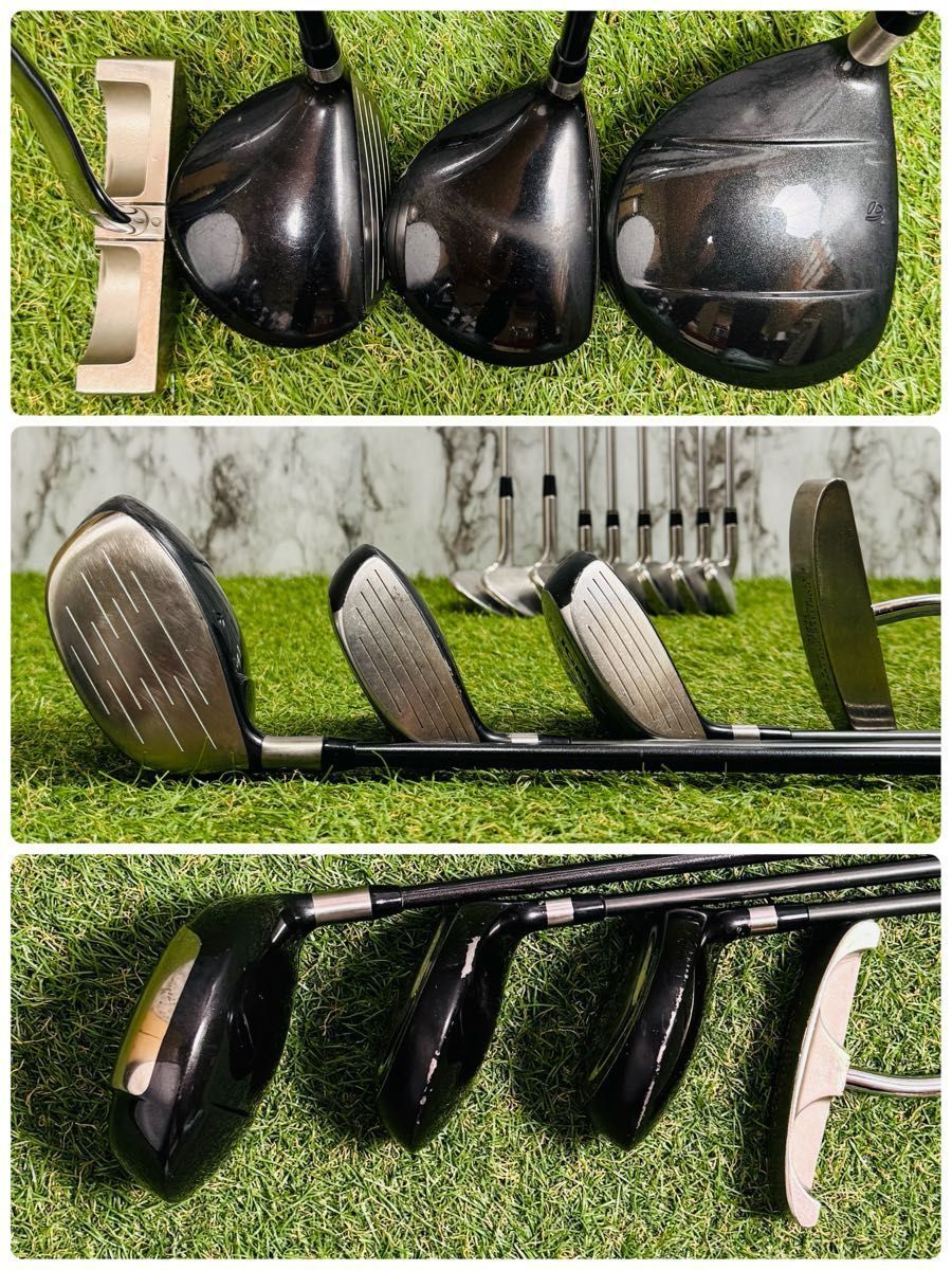 【良品】初心者 コースデビュー テーラーメイド メンズゴルフセット 12本 R 良品】初心者 コースデビュー テーラーメイド メンズゴルフセット 12本