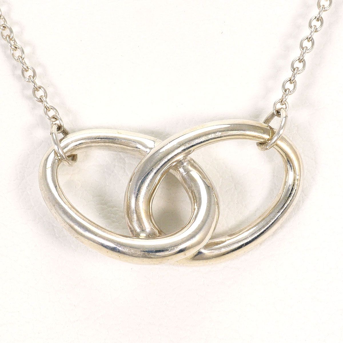 ティファニー TIFFANY&Co. ダブルループ シルバー925 ネックレス 総重量約3.0g 約45cm
