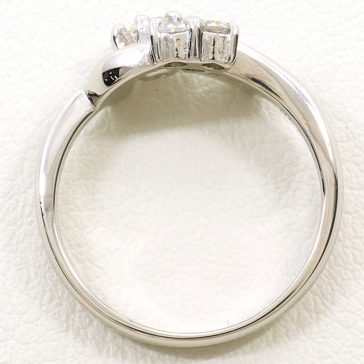 PT900/プラチナ リング・指輪 8号 ダイヤモンド 0.30ct SI2 鑑定書 総
