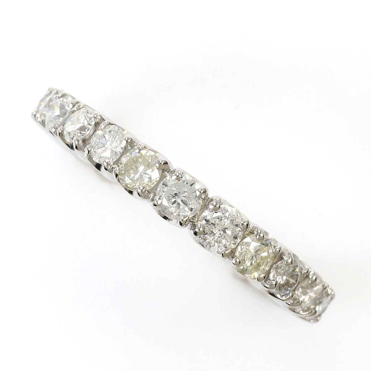 PT900/プラチナ リング・指輪 10号 ダイヤモンド 1.00ct 鑑別書 総重量約3.7g