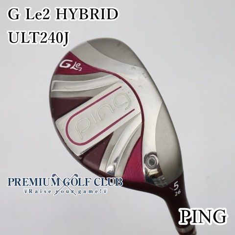 【中古】[B-ランク] レディースユーティリティ ピン GLe2 HYBRID ハイブリッド ULT240J(L) 5H(26度)　[2724]