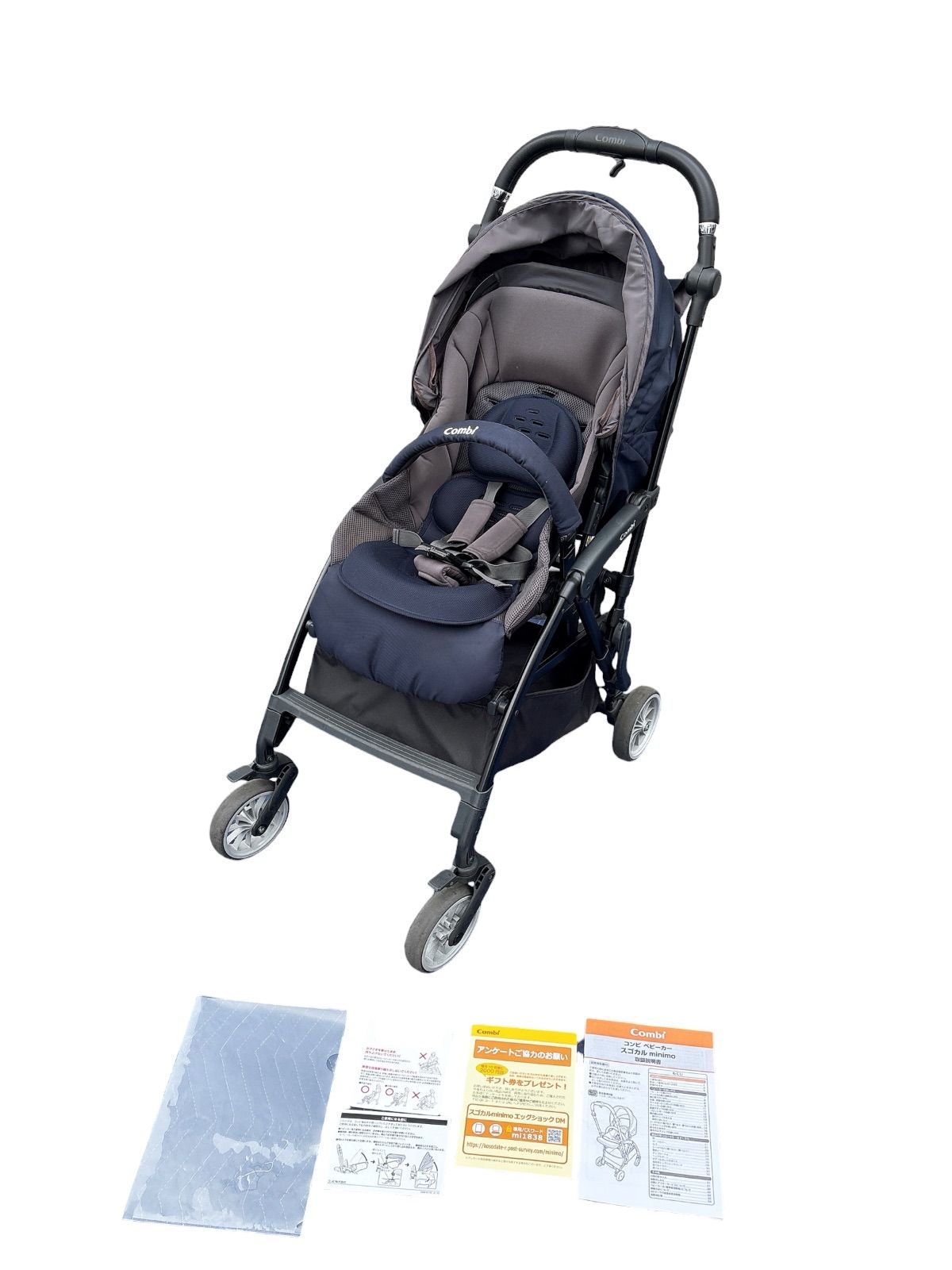 【人気モデル】Combi スゴカルminimo エッグショック DM オルデンネイビー No.18390 ベビーカー 両対面式