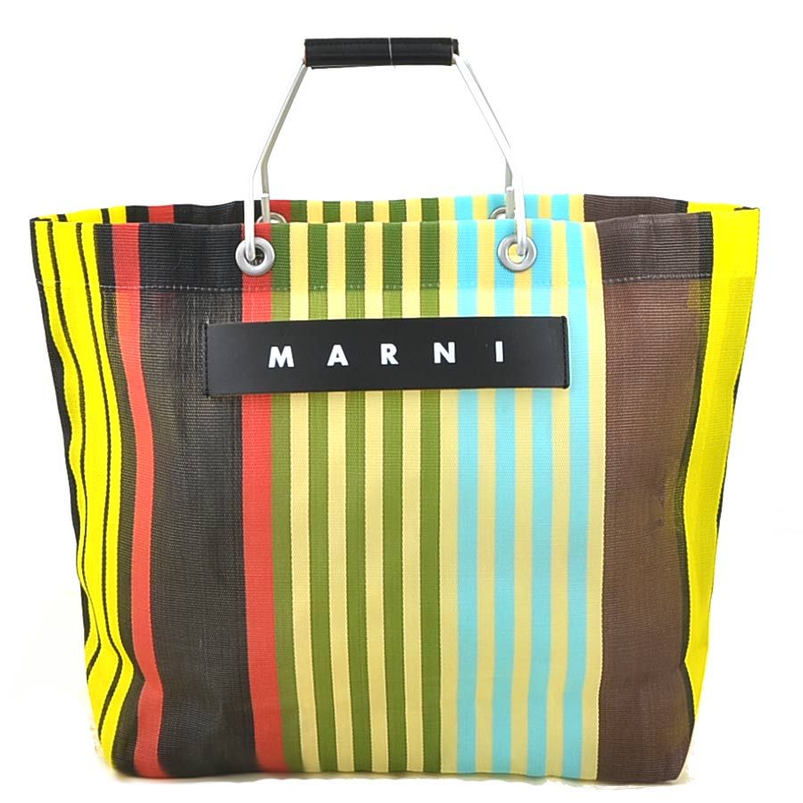 マルニ MARNI トートバッグ ハンドバッグ フラワーカフェ