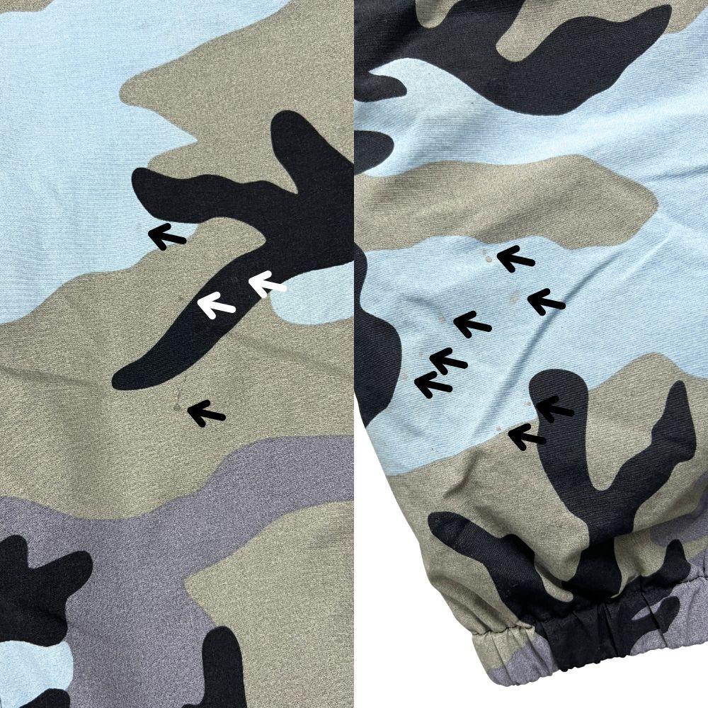SUPREME シュプリーム 18SS Warm Up Pant Blue Camo ナイロン ウォーム