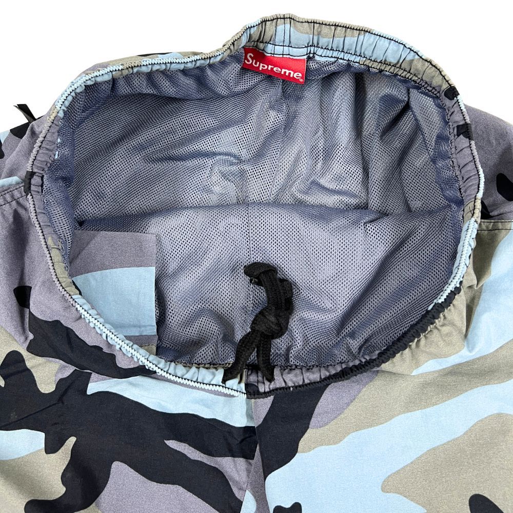 SUPREME シュプリーム 18SS Warm Up Pant Blue Camo ナイロン ウォーム