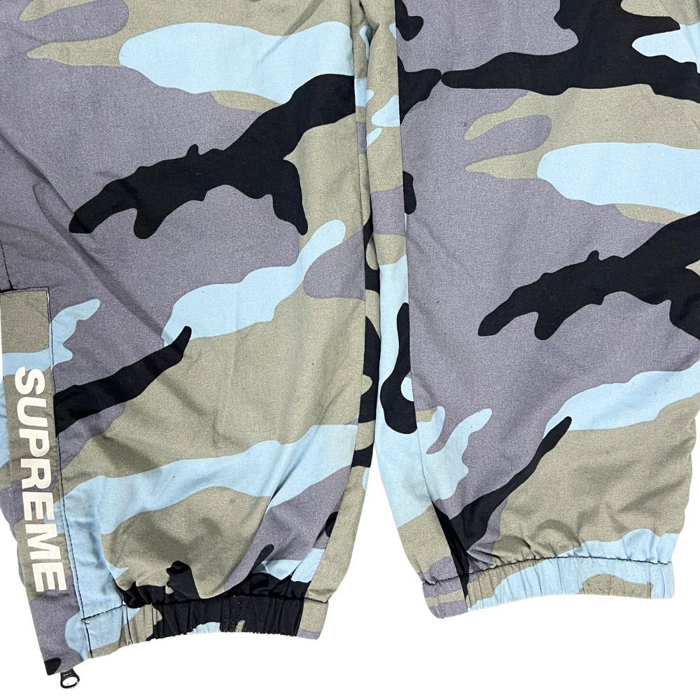 Sサイズ Suprem Blue Camo Warm Up Pant SUPREME シュプリーム 18SS Warm Up Pant Blue Camo ナイロン ウォーム
