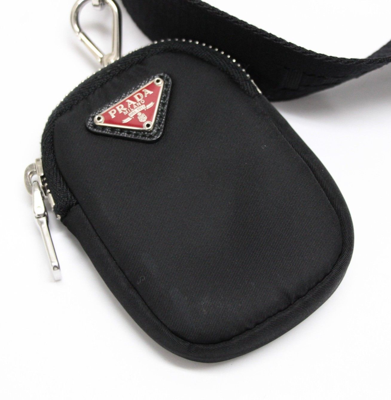 PRADA プラダ レッド三角ロゴ Re-Edition ショルダーバッグ ナイロン